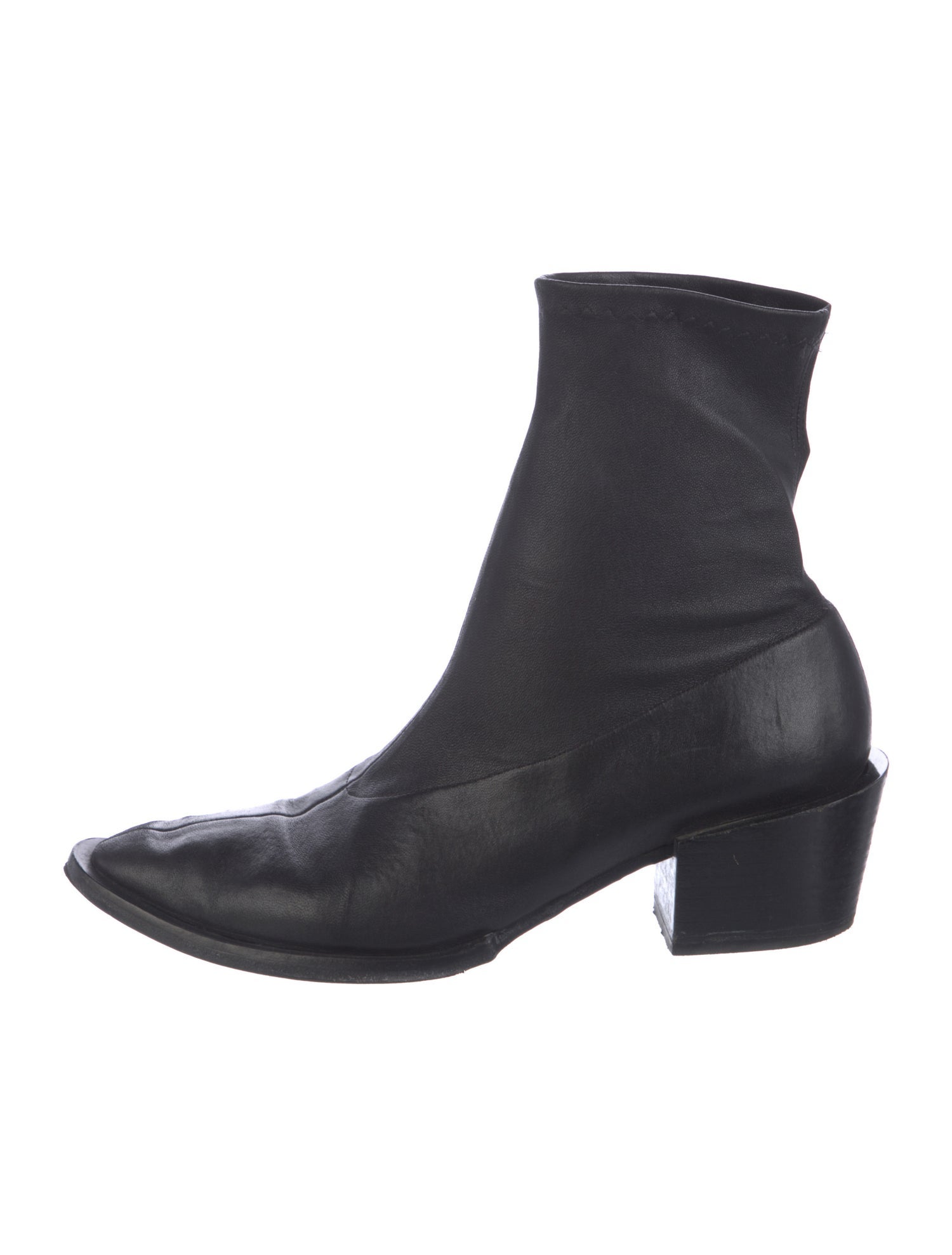 Robert Clergerie Leather Sock Boots