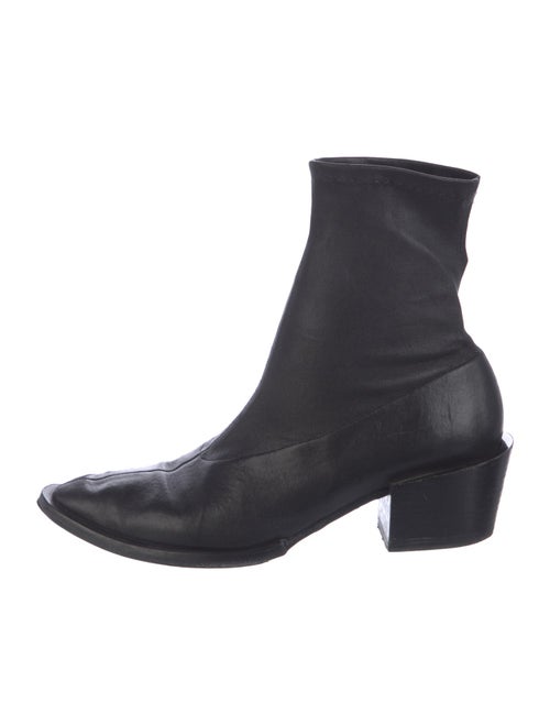 Robert Clergerie Leather Sock Boots