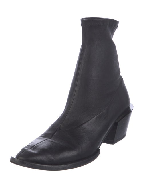 Robert Clergerie Leather Sock Boots