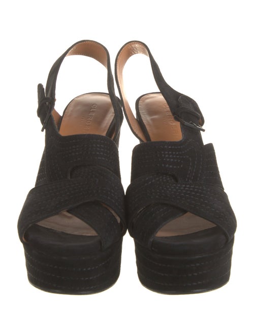 Robert Clergerie Suede Slingback Sandals