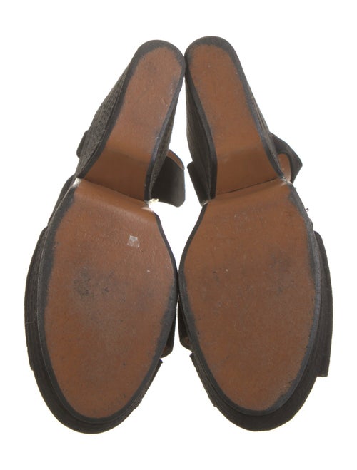 Robert Clergerie Suede Slingback Sandals