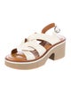 Robert Clergerie Leather Slingback Sandals