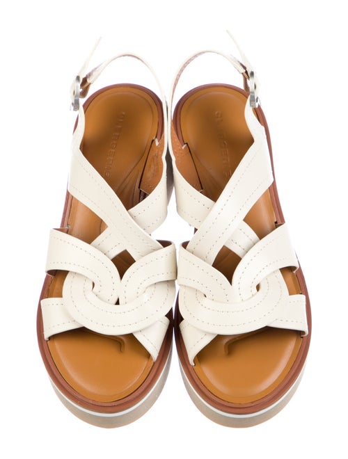 Robert Clergerie Leather Slingback Sandals