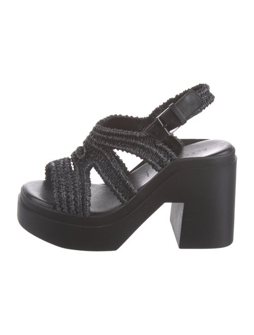 Robert Clergerie Leather Slingback Sandals