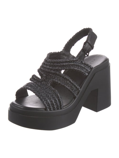 Robert Clergerie Leather Slingback Sandals