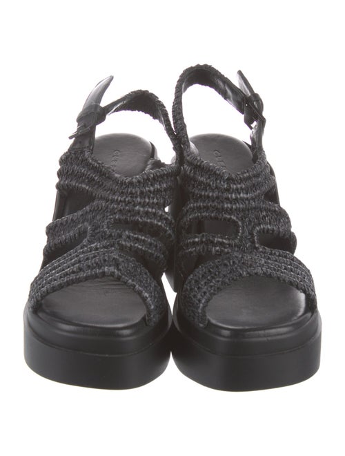 Robert Clergerie Leather Slingback Sandals