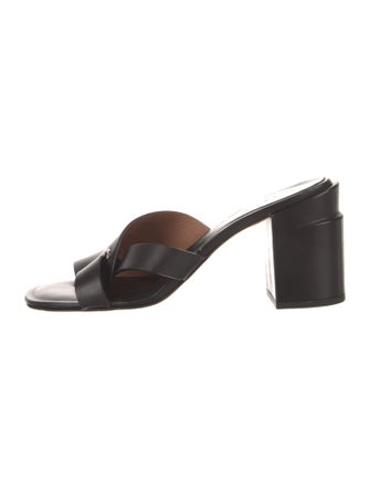 Robert Clergerie Leather Slides