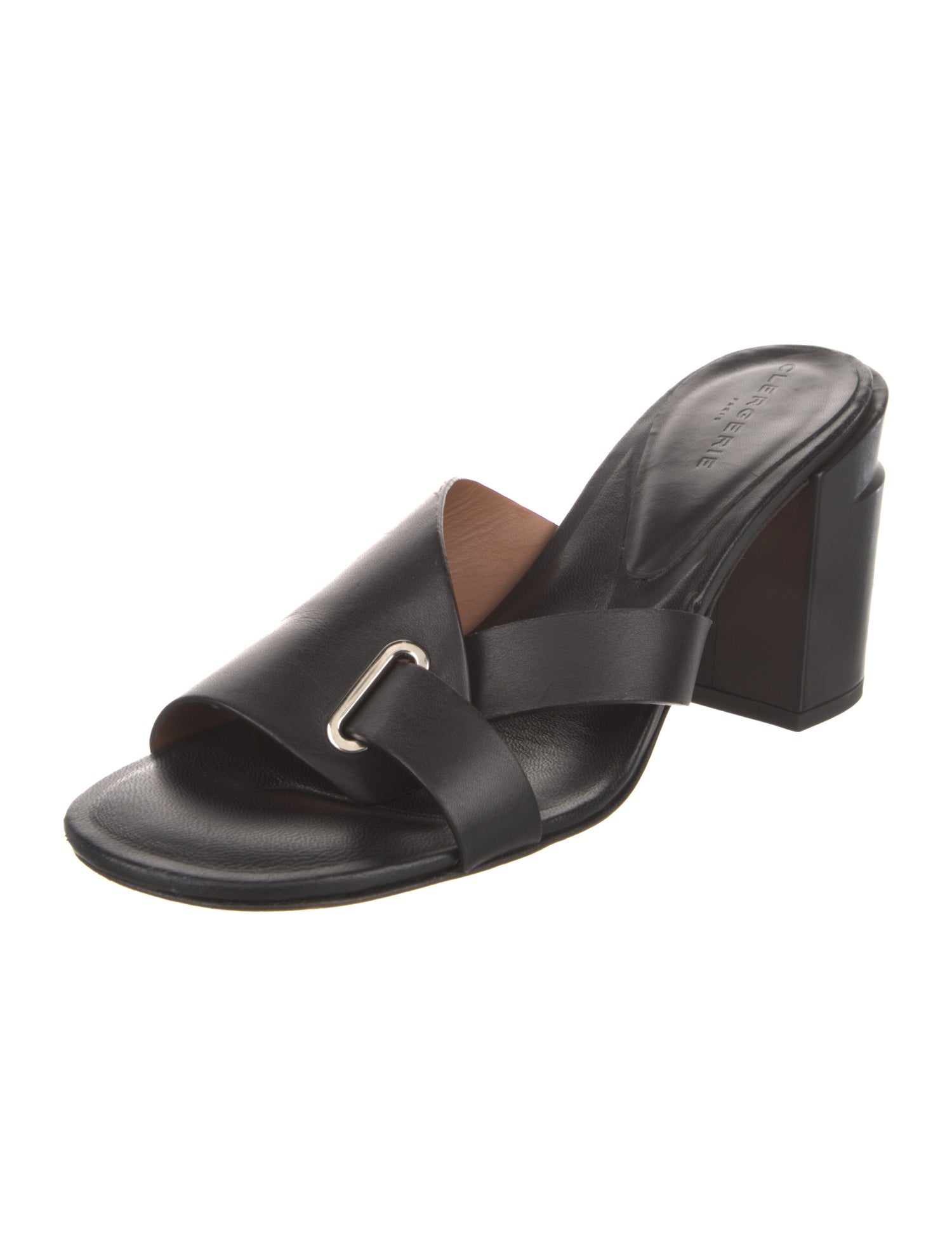 Robert Clergerie Leather Slides