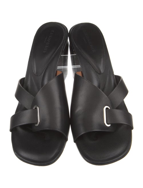 Robert Clergerie Leather Slides