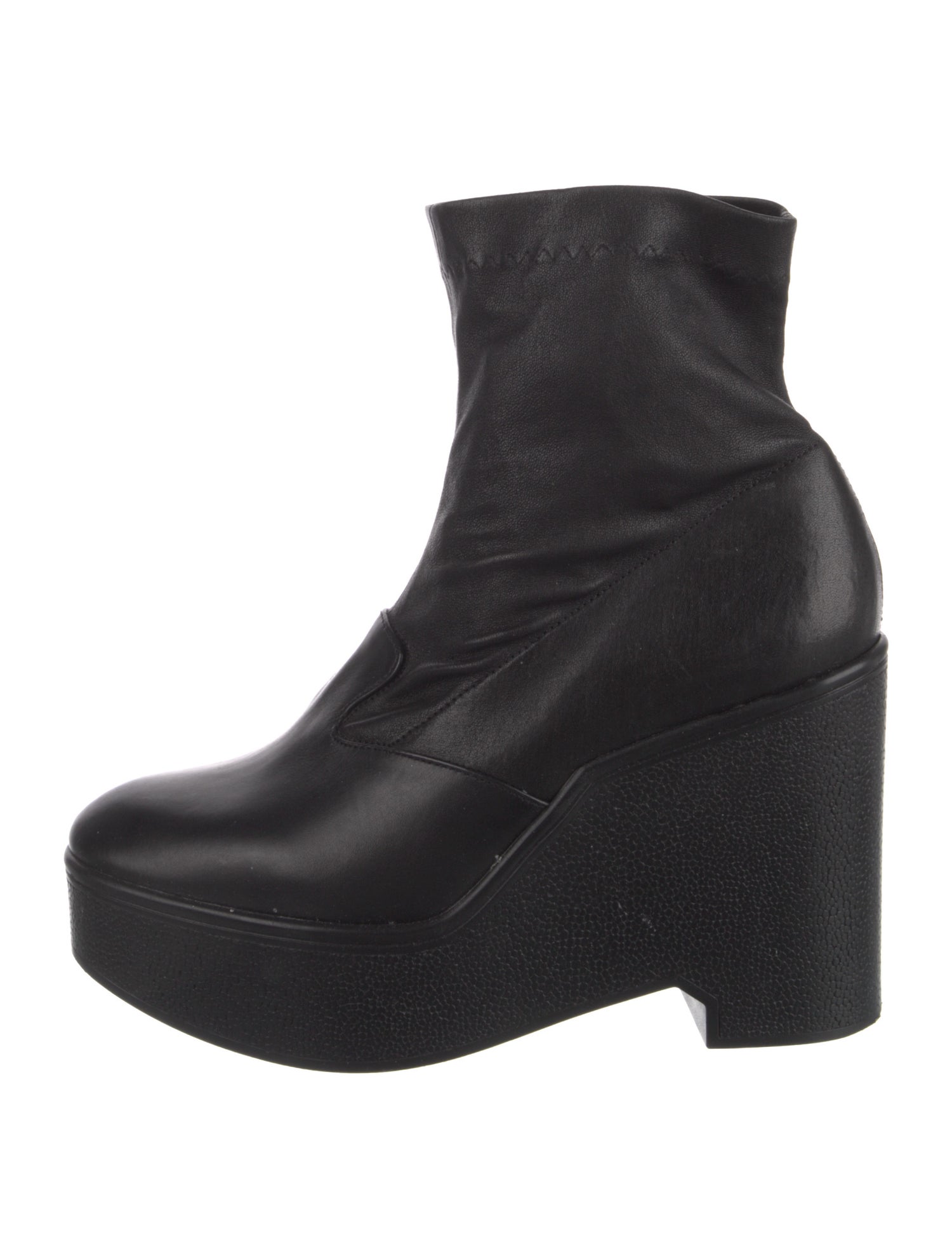 Robert Clergerie Leather Sock Boots