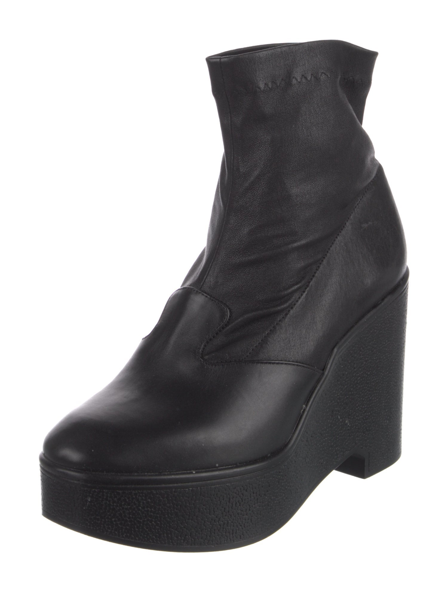 Robert Clergerie Leather Sock Boots