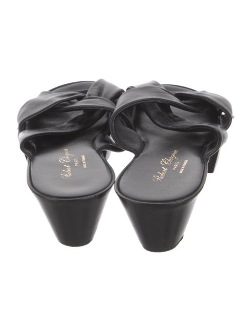 Robert Clergerie Leather Slides