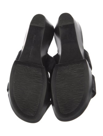 Robert Clergerie Leather Slides