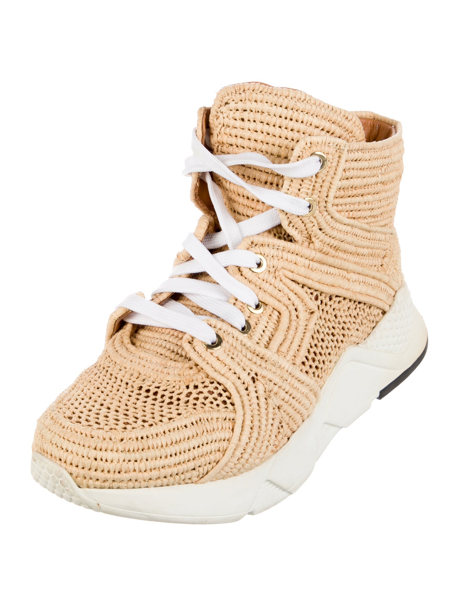 Robert Clergerie Straw Sneakers