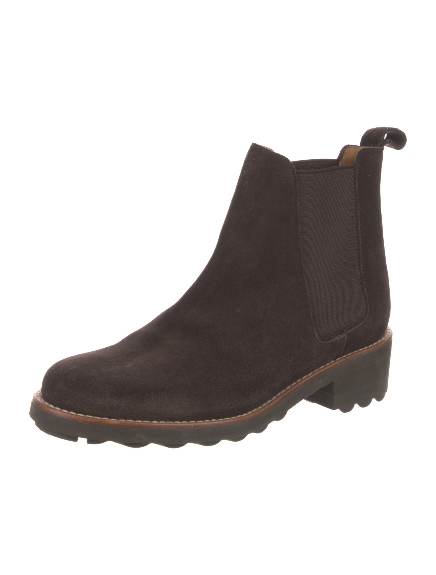 Robert Clergerie Suede Chelsea Boots
