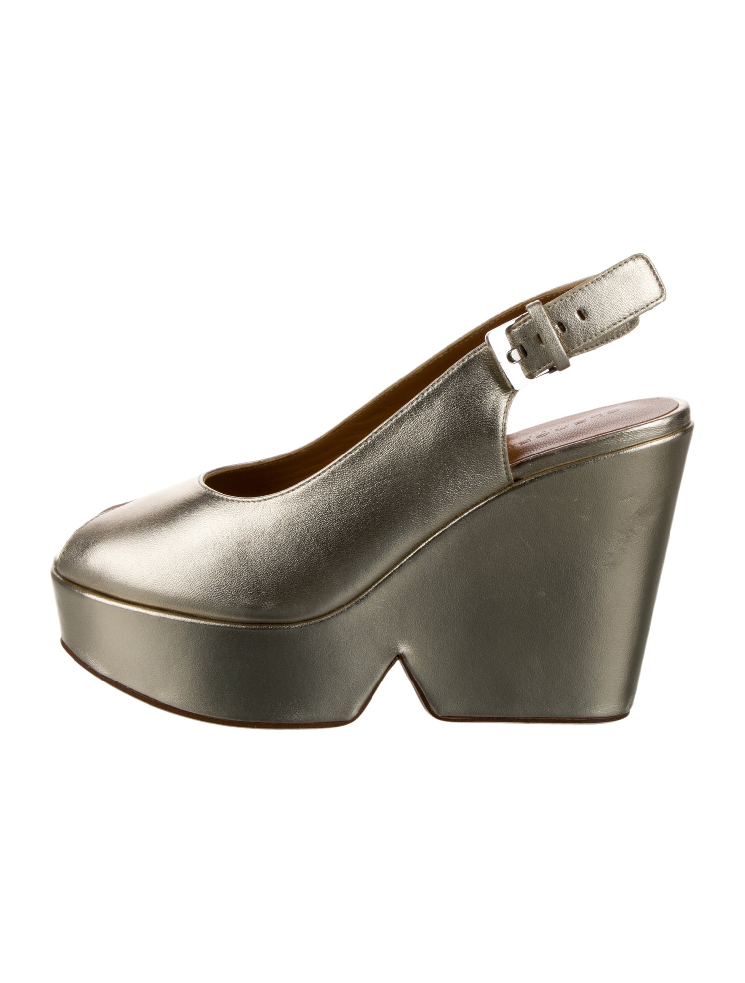 Robert Clergerie Leather Slingback Pumps