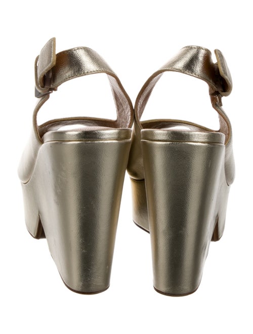 Robert Clergerie Leather Slingback Pumps