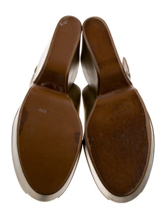 Robert Clergerie Leather Slingback Pumps