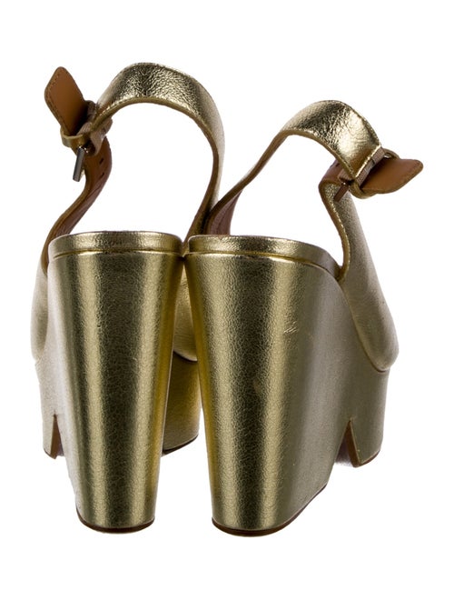 Robert Clergerie Leather Slingback Pumps