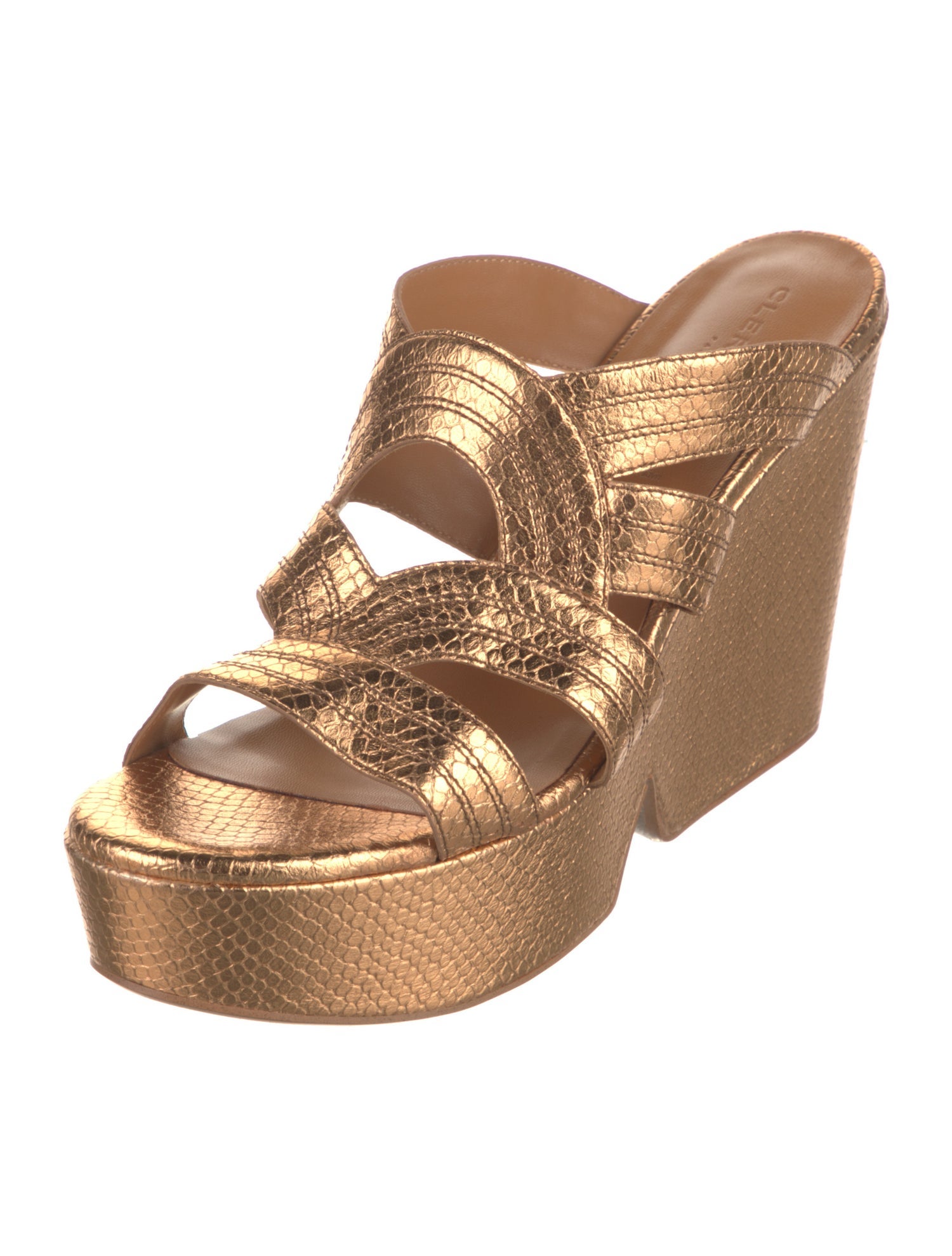 Robert Clergerie Leather Slides