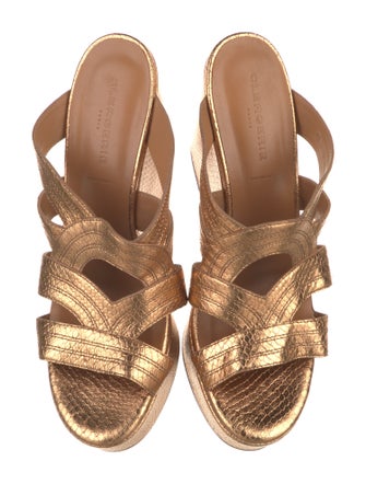 Robert Clergerie Leather Slides