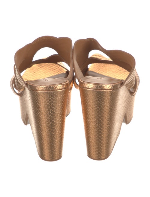 Robert Clergerie Leather Slides