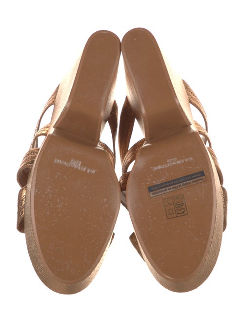 Robert Clergerie Leather Slides