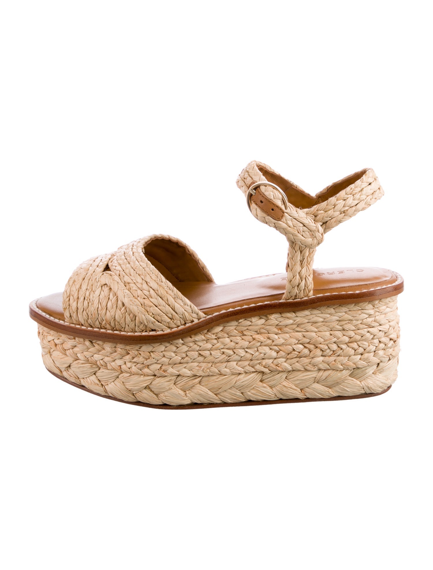 Robert Clergerie Raffia Espadrilles