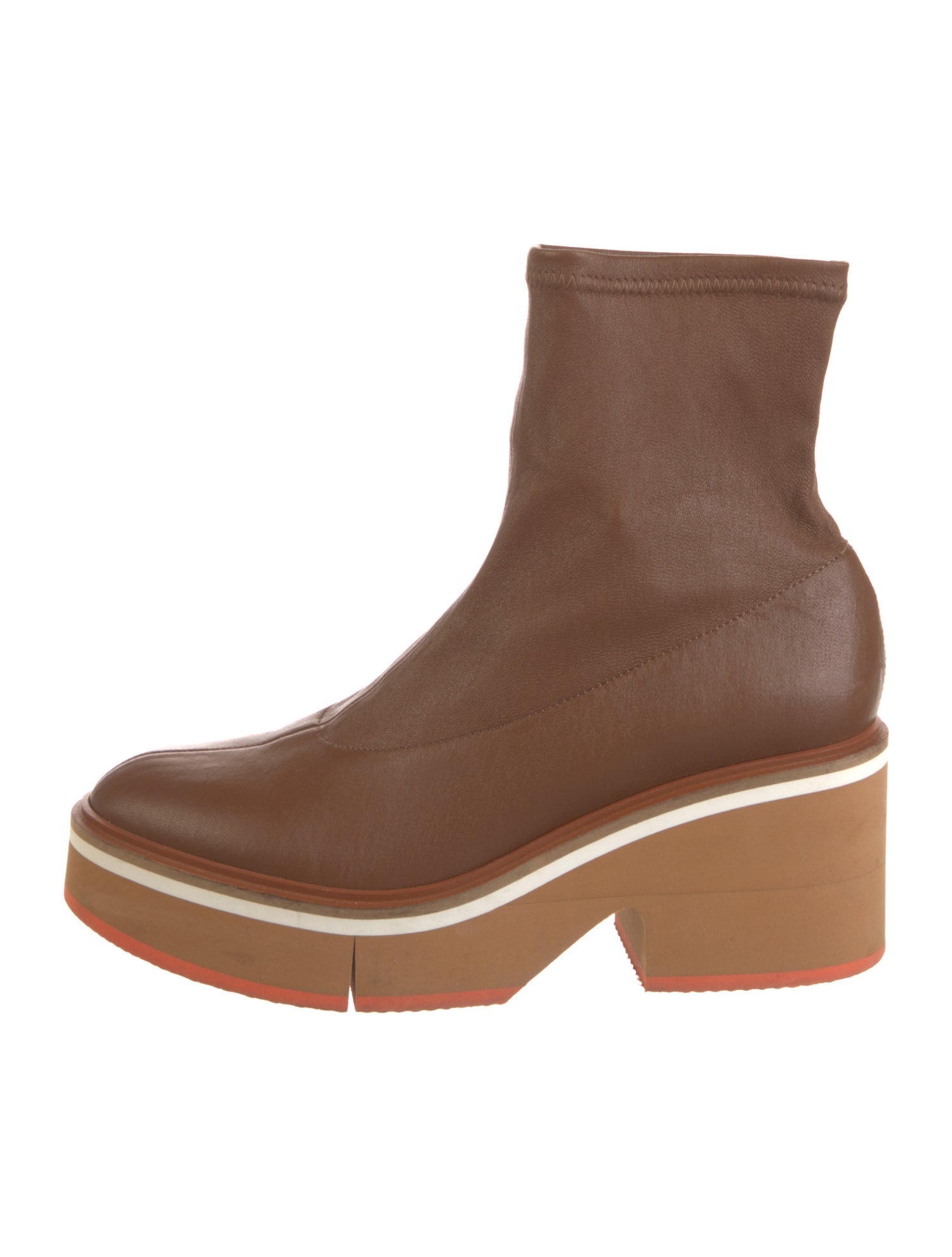 Robert Clergerie Leather Sock Boots