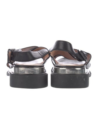 Robert Clergerie Leather Slingback Sandals