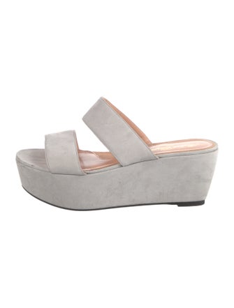 Robert Clergerie Suede Slides