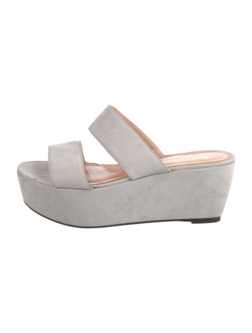 Robert Clergerie Suede Slides