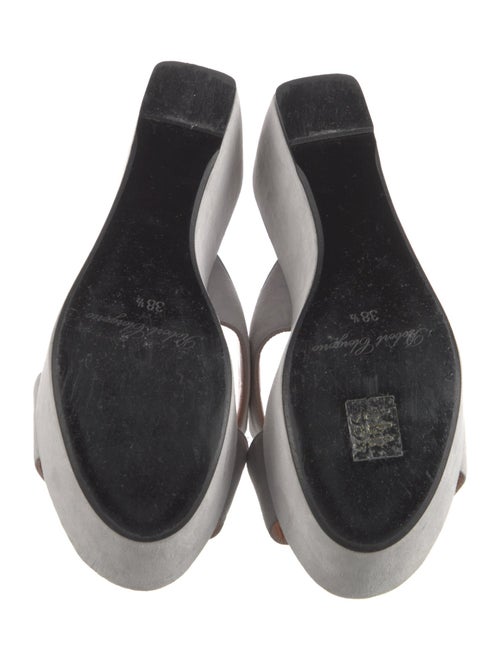 Robert Clergerie Suede Slides