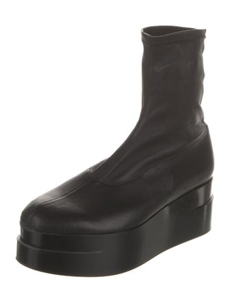 Robert Clergerie Leather Sock Boots
