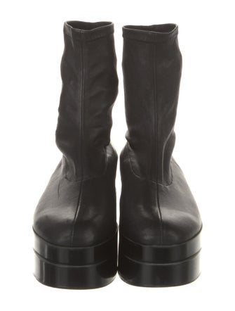 Robert Clergerie Leather Sock Boots