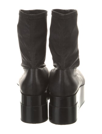 Robert Clergerie Leather Sock Boots