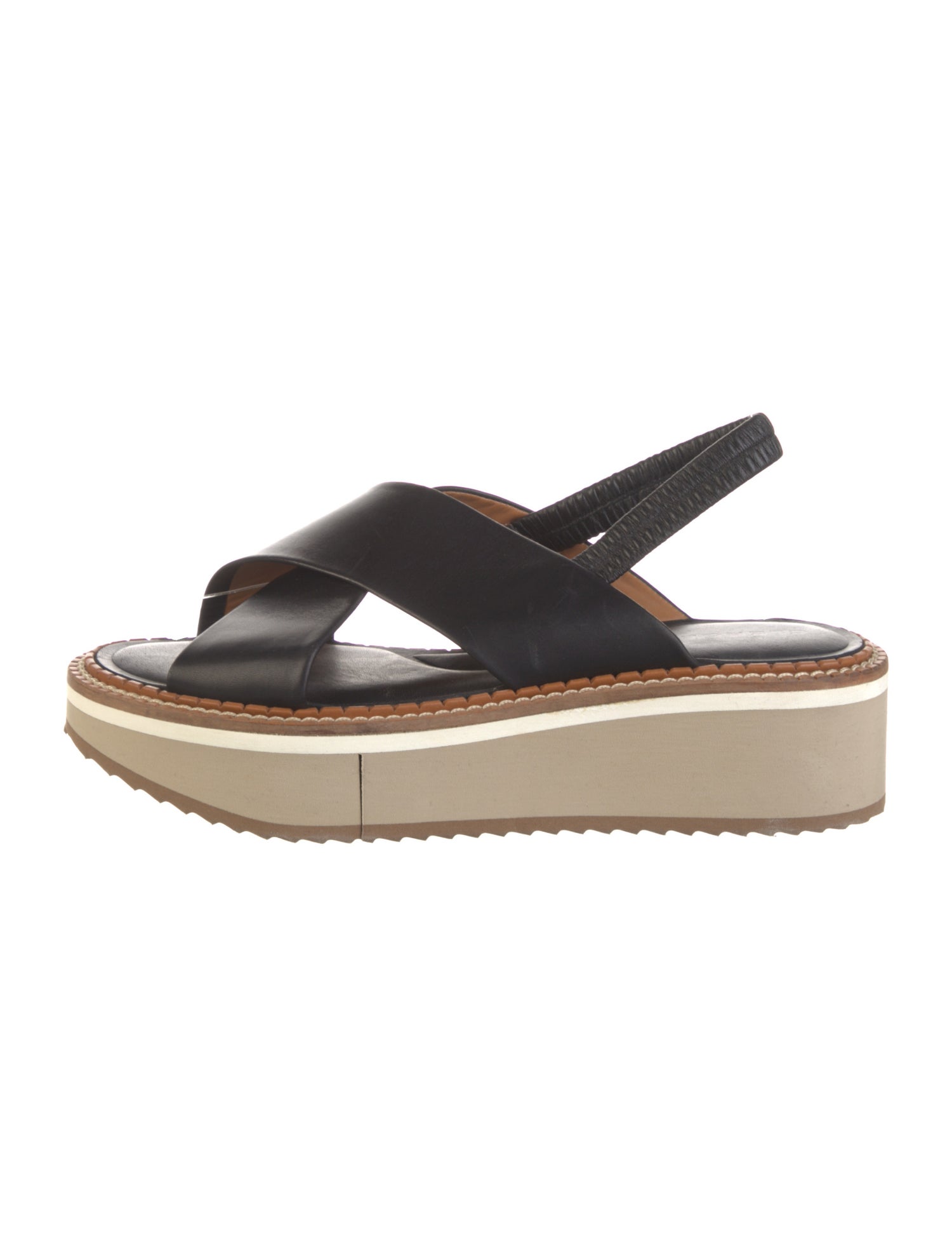 Robert Clergerie Leather Slingback Sandals