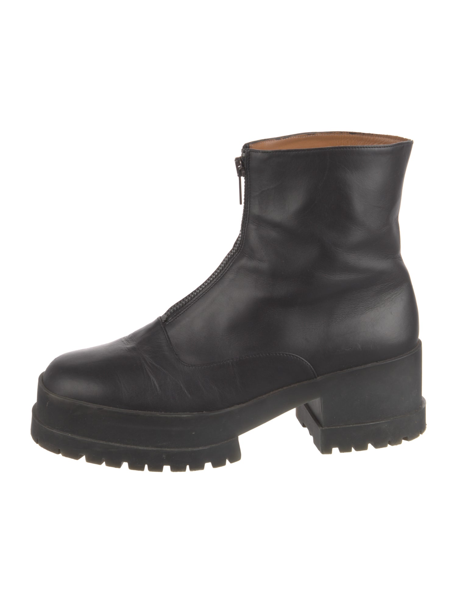 Robert Clergerie Leather Combat Boots