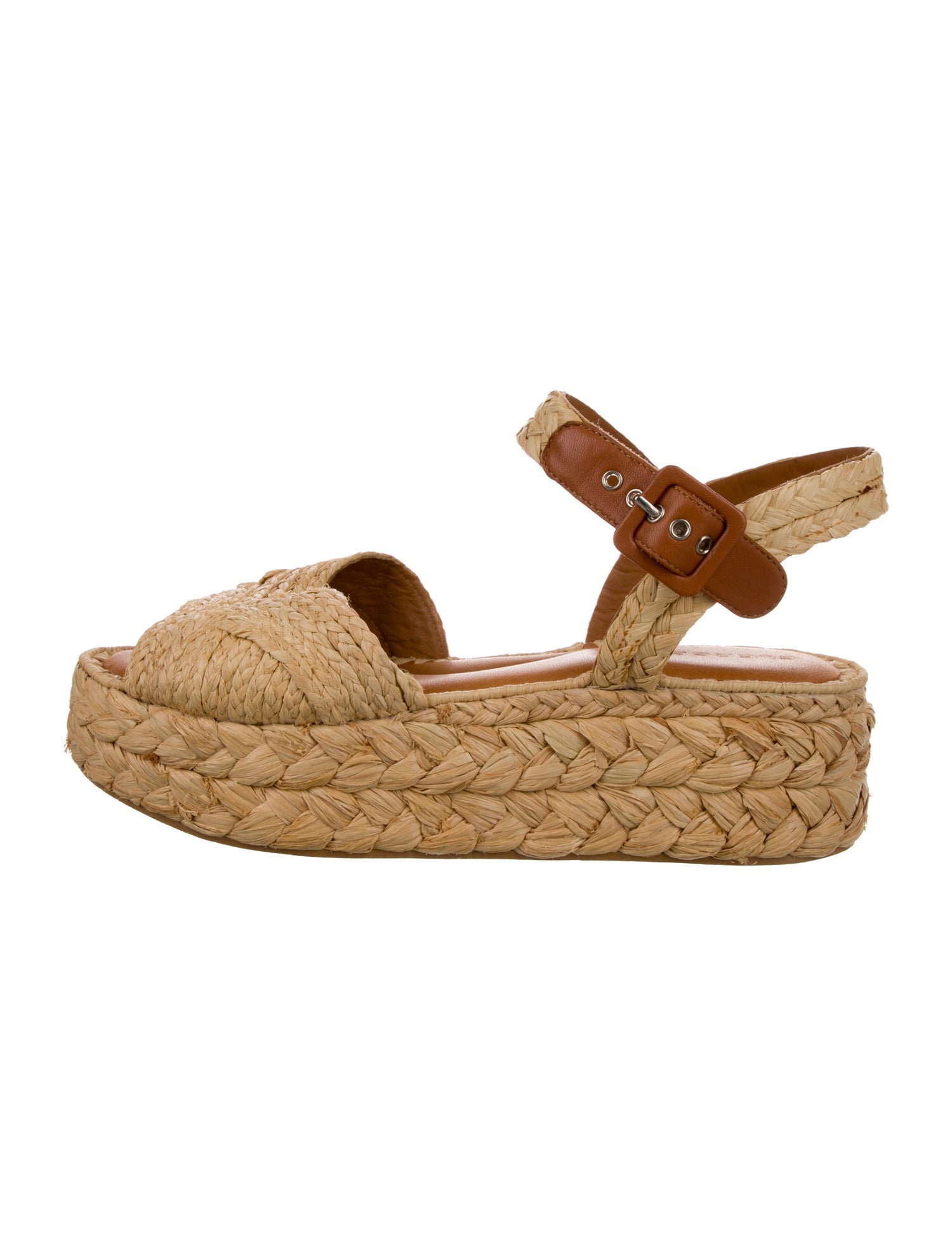 Robert Clergerie Raffia Espadrilles