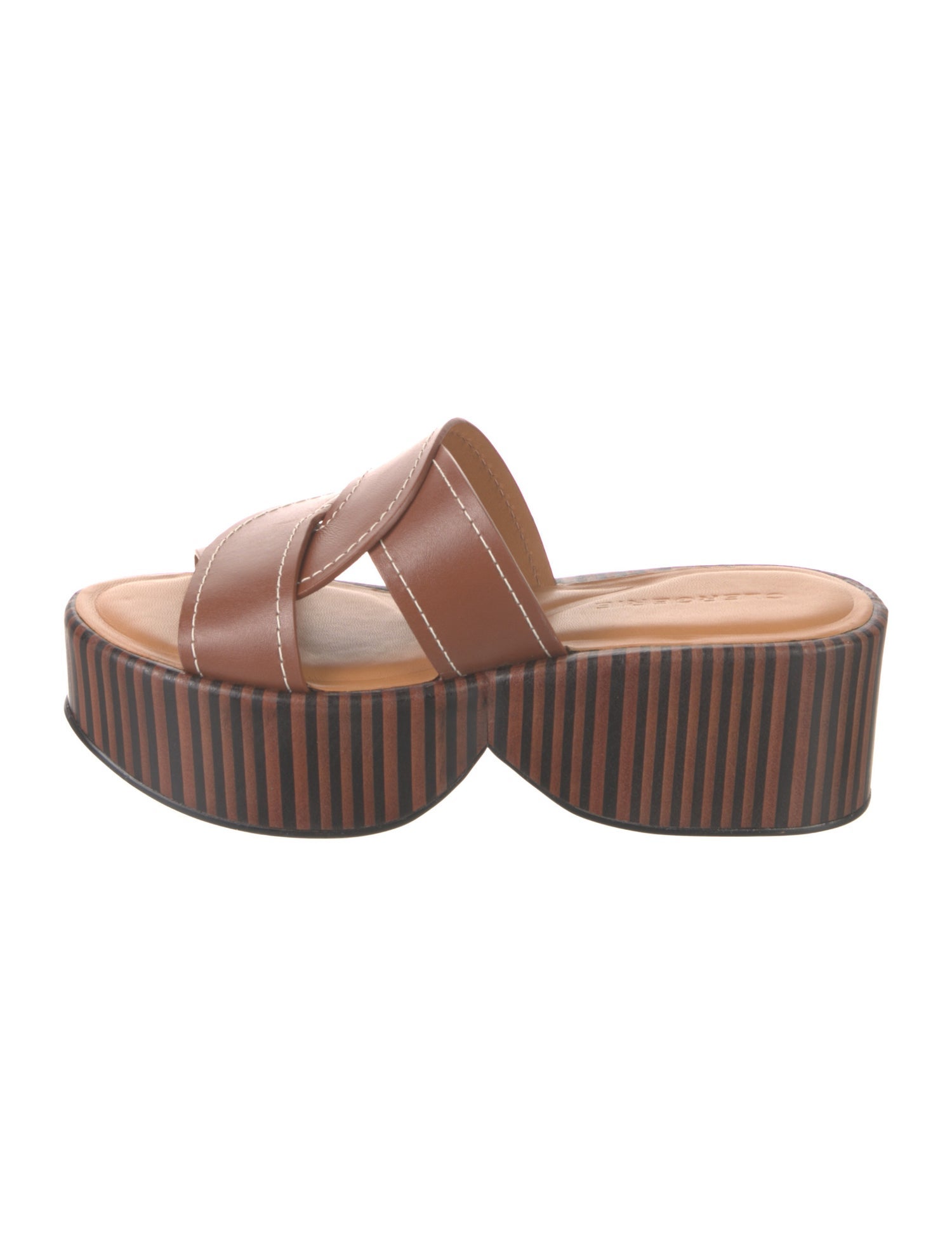 Robert Clergerie Leather Slides w/ Tags