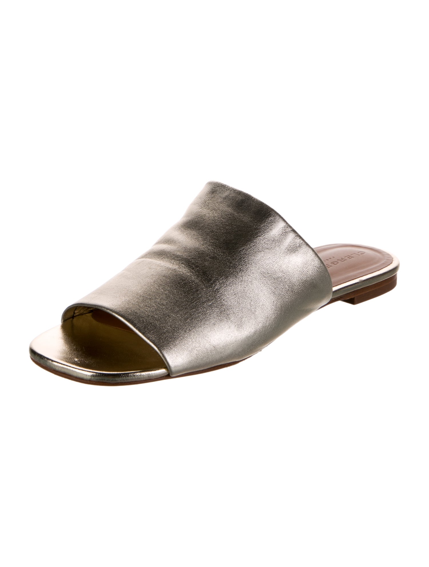 Robert Clergerie Leather Slides