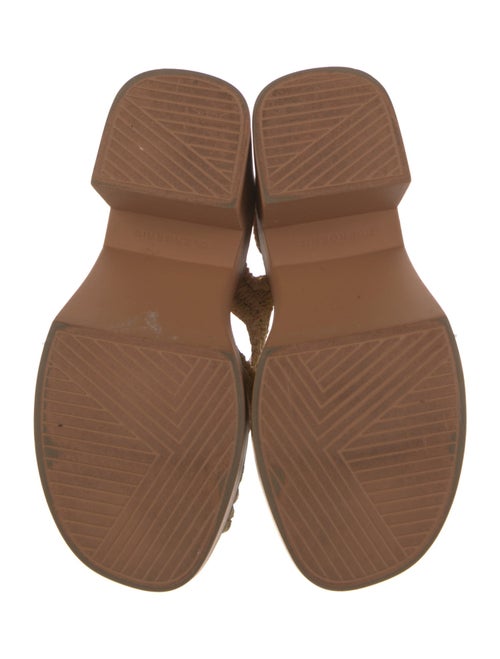 Robert Clergerie Raffia Slingback Sandals