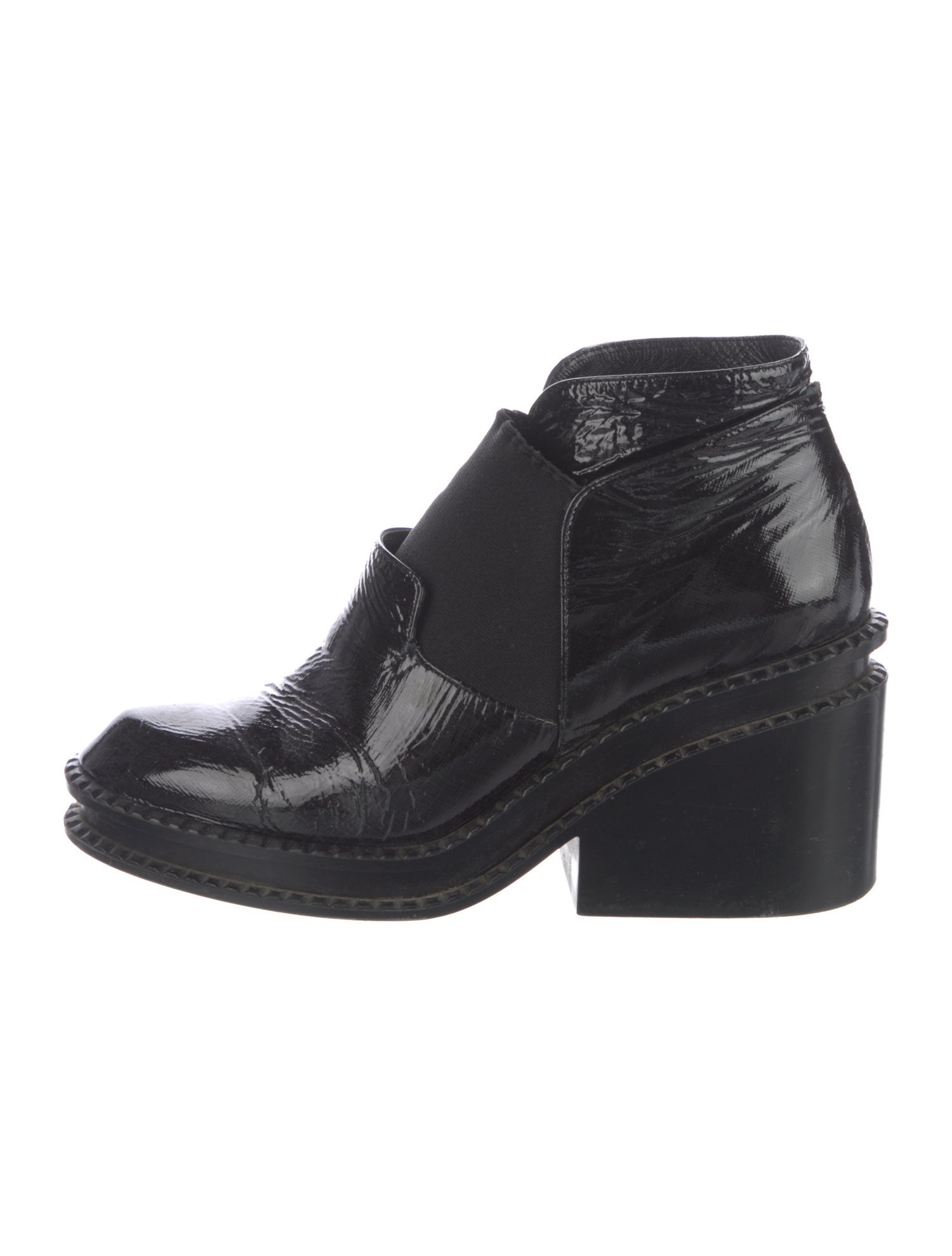 Robert Clergerie Patent Leather Combat Boots