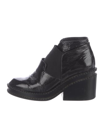 Robert Clergerie Patent Leather Combat Boots
