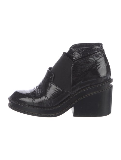 Robert Clergerie Patent Leather Combat Boots