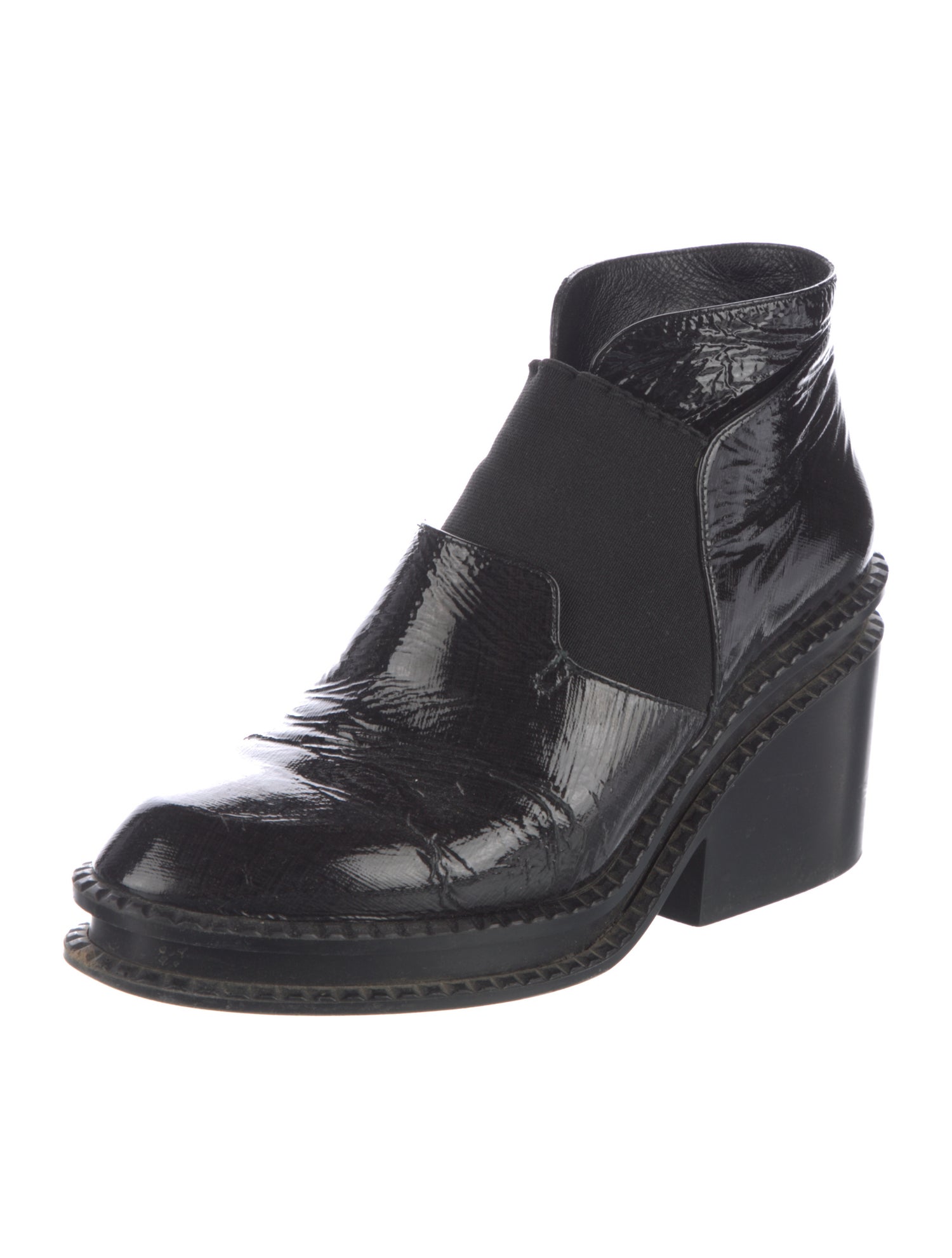 Robert Clergerie Patent Leather Combat Boots