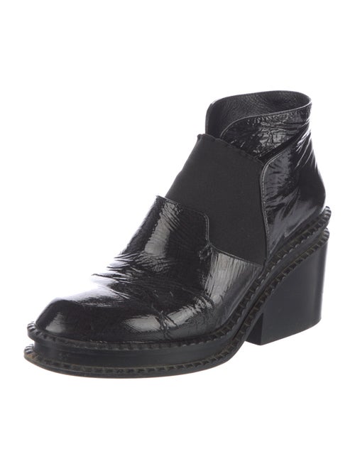 Robert Clergerie Patent Leather Combat Boots