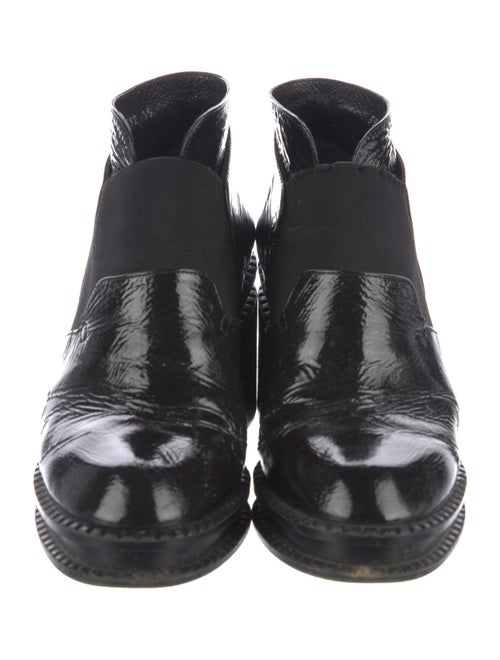 Robert Clergerie Patent Leather Combat Boots