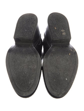 Robert Clergerie Patent Leather Combat Boots