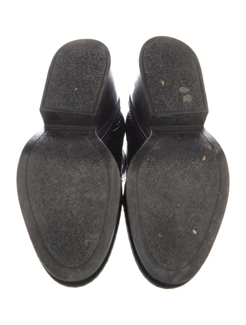 Robert Clergerie Patent Leather Combat Boots